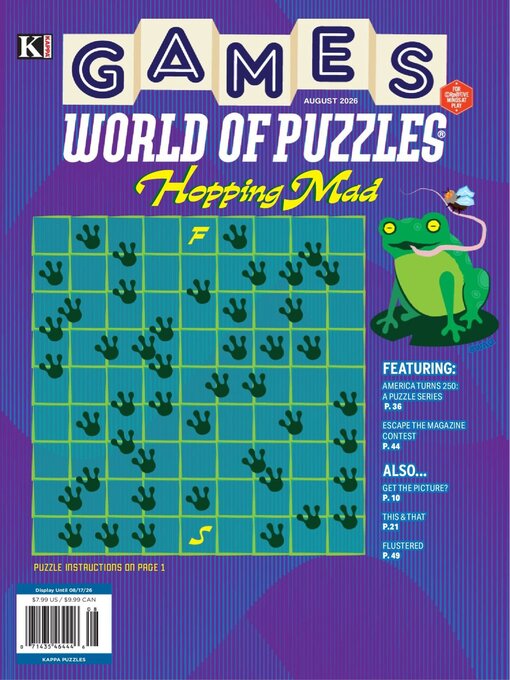 Cover image for Games World of Puzzles